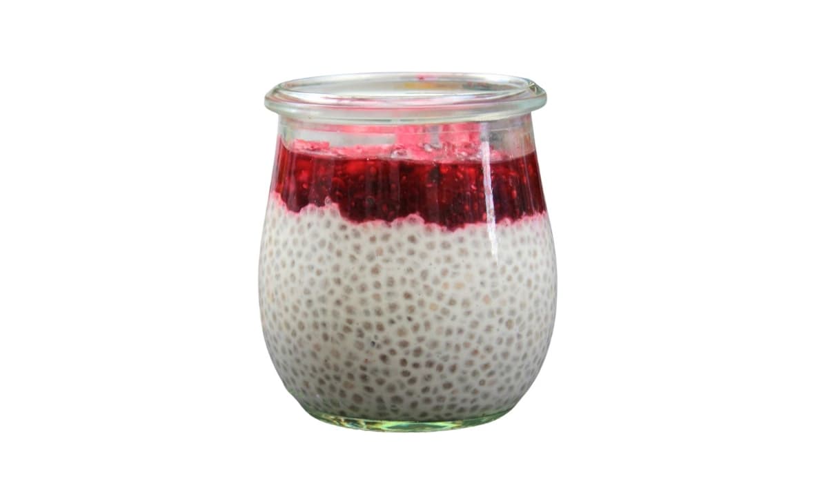 Red Fruit Chia Pudding